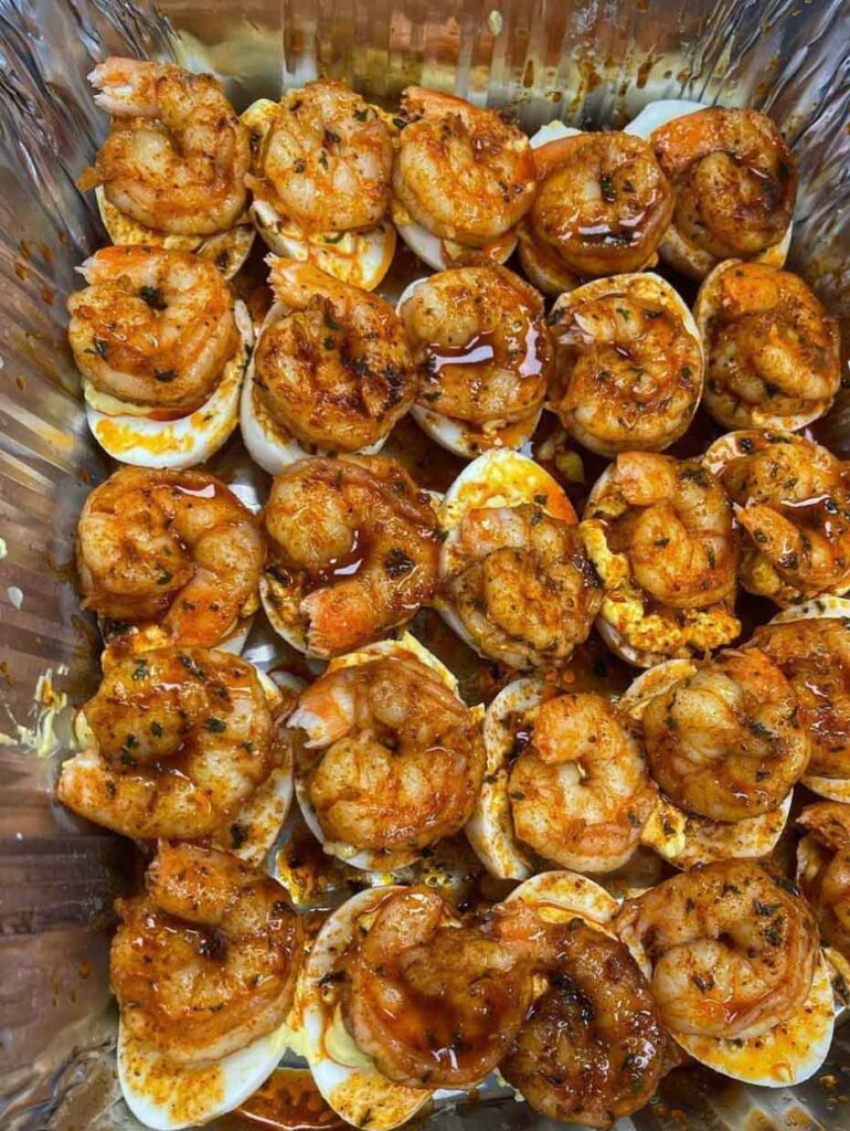 Cajun Shrimp Deviled Eggs 770x1024