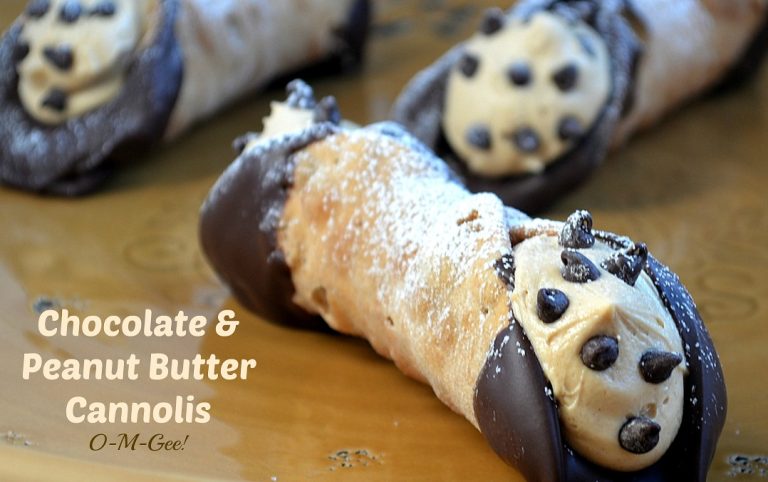 Chocolate Peanut Butter Cannolis Text1