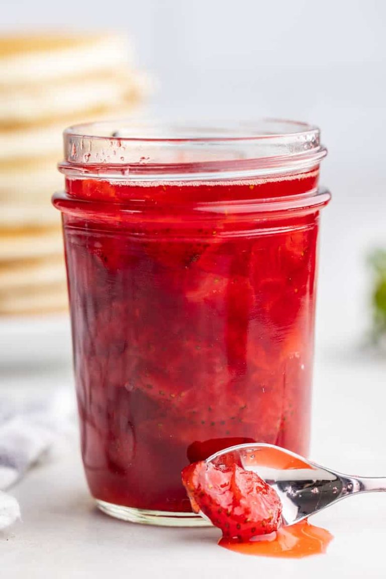 Simple Strawberry Syrup 2