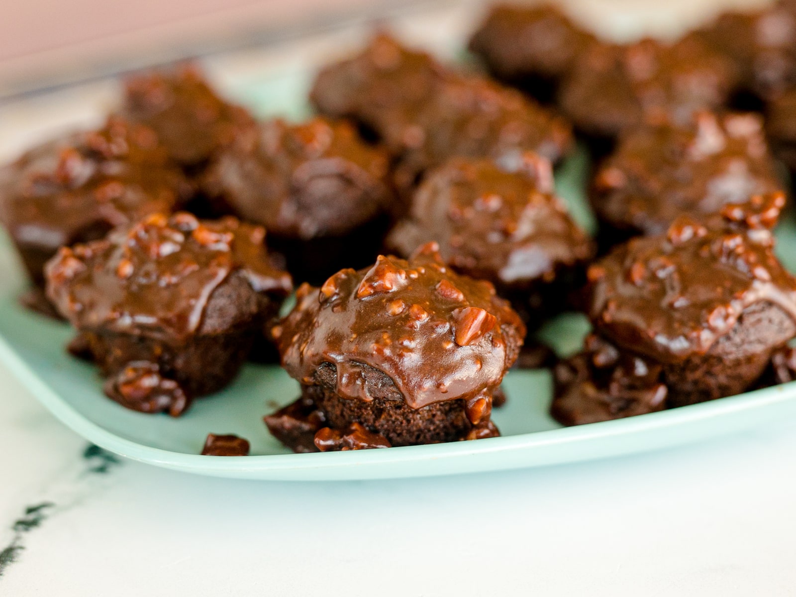 Texas Sheet Cake Bites 7